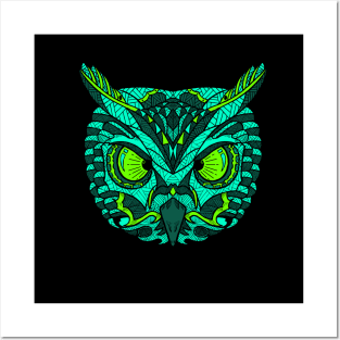 Owl Ornate Posters and Art